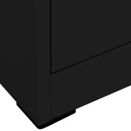 Berkfield Home Filing Cabinet Black 46x62x102.5 cm Steel - thumbnail 5