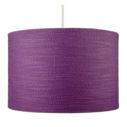 Happy Homewares Modern Purple Wine Textured Linen Pendant Light Shade with Diffuser - Size: 12 inches - thumbnail 8