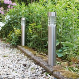 Luxform Tacoma Solar light 2Pk in Metallic Silver - thumbnail 3