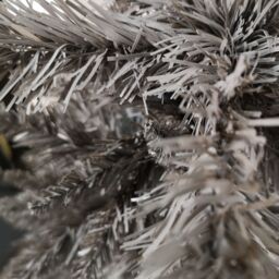 Samuel Alexander 4ft (120cm) Artificial Pencil Pine Grey Christmas Tree with 168 Tips & Stand - thumbnail 2