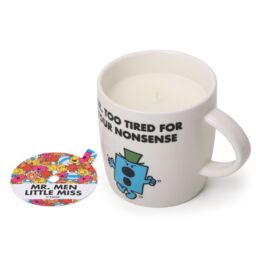 Mr. Men And Little Miss Mr Grumpy Spice & Wood Mug Scented Mug Candle in Blue - Size: Medium - thumbnail 3