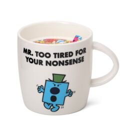 Mr. Men And Little Miss Mr Grumpy Spice & Wood Mug Scented Mug Candle in Blue - Size: Medium - thumbnail 4