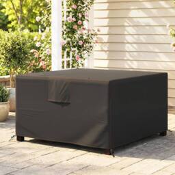 OUTSUNNY Garden Furniture Cover, 420D Waterproof, 125 x 125 x 74 cm, Black - Size: 125 x 125 x 74 cm - thumbnail 1