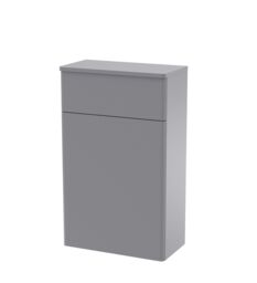 Balterley Bathroom Floor Concealed Cistern WC Toilet Unit, Satin Grey, 500mm in Grey - thumbnail 1