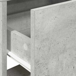 Berkfield Home Bedside Cabinets with Drawer 2 pcs Concrete Grey 51x31x47 cm - Size: 51 x 31 x 47 cm - thumbnail 9