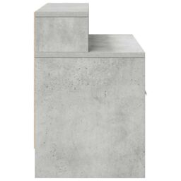 Berkfield Home Bedside Cabinets with Drawer 2 pcs Concrete Grey 51x31x47 cm - Size: 51 x 31 x 47 cm - thumbnail 7