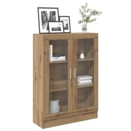 Berkfield Home Book Cabinet Artisan Oak 82.5x30.5x115 cm Engineered Wood in Brown - thumbnail 2