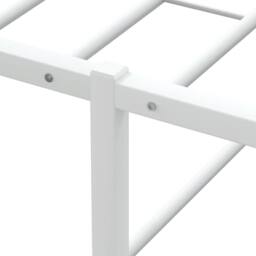 Berkfield Home Bed Frame without Mattress White 90x200 cm Metal - thumbnail 8