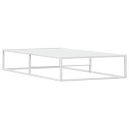 Berkfield Home Bed Frame without Mattress White 90x200 cm Metal - thumbnail 7
