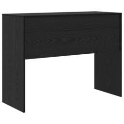 Berkfield Home Modern Black Oak Writing Desk Black oak Engineered wood 100 x 40 - thumbnail 7