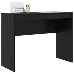 Berkfield Home Modern Black Oak Writing Desk Black oak Engineered wood 100 x 40