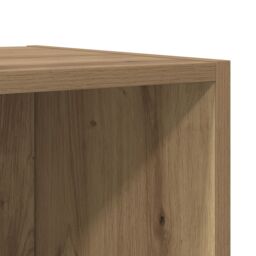 Berkfield Home 2 pcs Artisan oak 37 x 37 x 142.5 cm Engineered wood in Brown - thumbnail 6