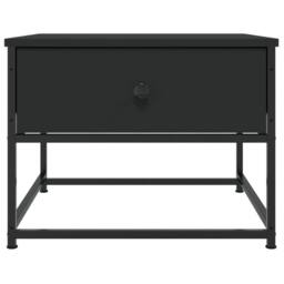 Berkfield Home Decorative Coffee Table Black 51x51x40 cm Engineered Wood - Size: 51 x 51 x 40 cm - thumbnail 6
