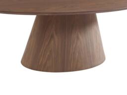 Vente-unique Walnut Veneer Coffee Table - Dark Natural - ANTELADA - thumbnail 6