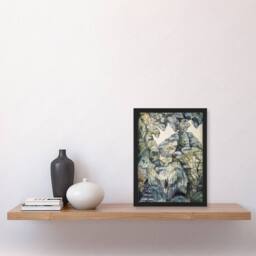 Artery8 Trees in Bird Garden Iver Heath Paul Nash Framed Wall Art Print - Size: A4 - thumbnail 4