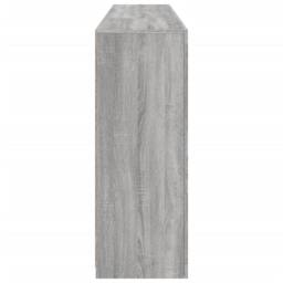 Berkfield Home Sideboard with LED Lights Grey Sonoma 181.5x37x100 cm - thumbnail 7