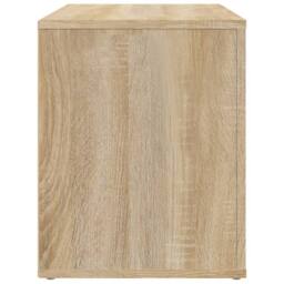 Berkfield Home Bedside Cabinet Sonoma Oak 60x36x45 cm Engineered Wood in Brown - Size: 60 x 36 x 45 cm - thumbnail 8
