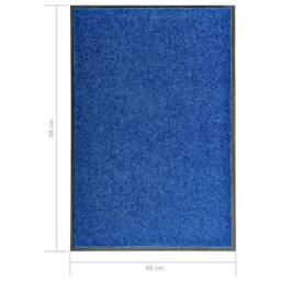 Berkfield Home Doormat Washable Blue 60x90 cm - thumbnail 6