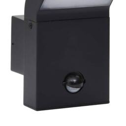 Berkfield Home Outdoor LED Wall Lights with Sensors 2pcs Black Die-cast Aluminium - thumbnail 8