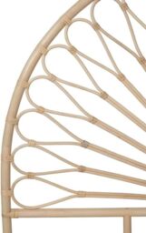 Nordlys Headboard in Rattan in Brown - Size: EU Single - thumbnail 4