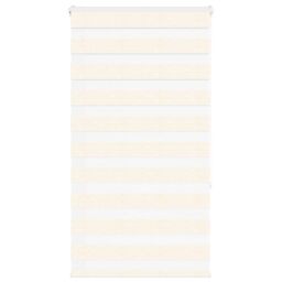 Berkfield Home Zebra Blind Marble Beige 90x150 cm Fabric Width 85.9 cm Polyester - thumbnail 1