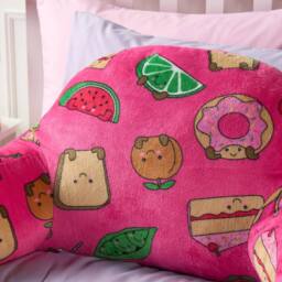 OHS Kids Sweetie Pie Print Cuddle Cushion Reading Pillow - thumbnail 3