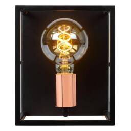 Lucide 'ARTHUR' Stylish Dimmable Indoor Decorative Mountable Wall Light 1xE27 in Black - thumbnail 4