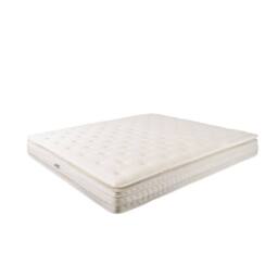 Angel Cerda Natural-Latex Hybrid Mattress with Mini Springs & 7-Zone Pocket in White - Size: EU Double