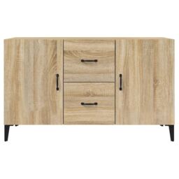 Berkfield Home Sideboard Sonoma Oak 100x36x60 cm Engineered Wood in Brown - Size: 100 x 36 x 60 cm - thumbnail 5