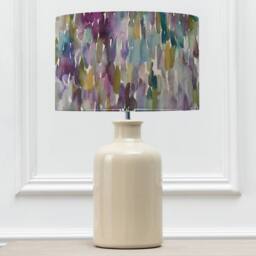 Voyage Maison Leura Table Lamp With Caledonian Forest Eva Lampshade in Cream