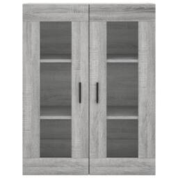 Berkfield Home Wall Mounted Cabinets 2 pcs Grey Sonoma Engineered Wood - thumbnail 6