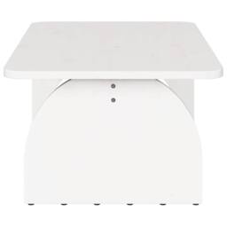 Berkfield Home Coffee Table White 80 x 50 x 31 cm Solid pine wood - thumbnail 7