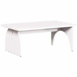 Berkfield Home Coffee Table White 80 x 50 x 31 cm Solid pine wood
