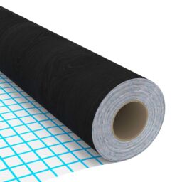 Berkfield Home Self-adhesive Furniture Film Dark Wood 500x90 cm PVC in Black - thumbnail 5