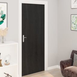 Berkfield Home Self-adhesive Furniture Film Dark Wood 500x90 cm PVC in Black - thumbnail 3