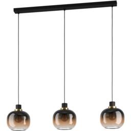 Loops Stylish Modern Black & Brass Pendant Light for Indoor Spaces - thumbnail 4