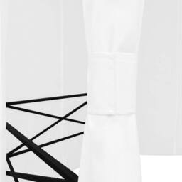 Berkfield Home Classic Garden Marquee with Curtains 360x312x265 cm White 180 g/m ² - Size: 360 x 312 x 265 cm - thumbnail 5