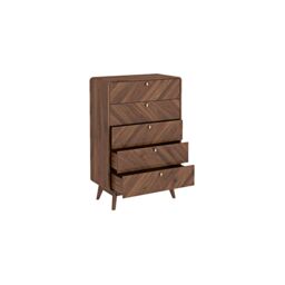 KUDL HOME LV44 Chest of Drawers in Walnut - thumbnail 2