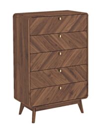 KUDL HOME LV44 Chest of Drawers in Walnut - thumbnail 1