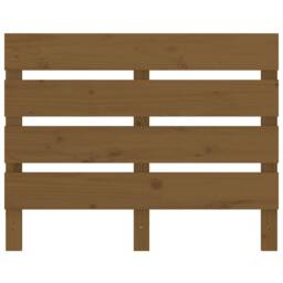 Berkfield Home Headboard Honey Brown 100x3x80 cm Solid Wood Pine - Size: 100 x 3 x 80 cm - thumbnail 1