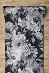 RugsX Anti-Slip Lotus Runner in Grey - Size: 60 cm x 100 cm - thumbnail 4