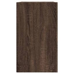 Berkfield Home Wall Cabinet Brown Oak 75x35x60 cm Engineered Wood - Size: 75 x 35 x 60 cm - thumbnail 5