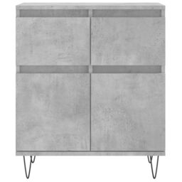 Berkfield Home Sideboard Concrete Grey 60x35x70 cm Engineered Wood - Size: 60 x 35 x 70 cm - thumbnail 5