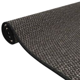 Berkfield Home Carpet Runner Sisal Look Anthracite 50x100 cm in Black - Size: 100 cm diameter - thumbnail 5