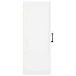 Berkfield Home Wall Mounted Cabinet White 34.5x34x90 cm - thumbnail 8