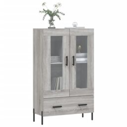 Berkfield Home Highboard Grey Sonoma 69.5x31x115 cm Engineered Wood - thumbnail 3