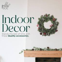 Pelle & Sol 130 Piece Christmas Crafts Realistic Pine Cones & Berry Accessory in Green - Size: 1 Pack - thumbnail 6