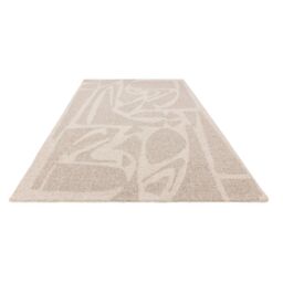 The Rug Shop UK Cream Handmade Modern Easy to clean Machine Made Abstract Area Rug - Size: 160 cm x 230 cm - thumbnail 6
