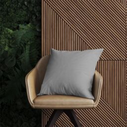 Warren Reed - Designer Dusty Grey Outdoor Cushion - Size: 60 cm x 60 cm - thumbnail 2