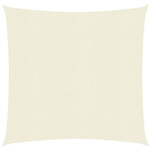 Berkfield Home Sunshade Sail 160 g/m ² Cream 7x7 m HDPE in Beige - image 1